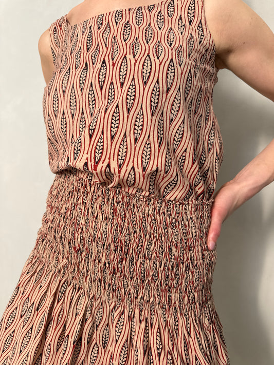 Block Printed Cotton Skirt