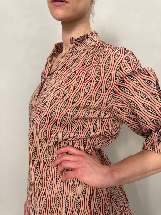Block Printed Cotton Dress