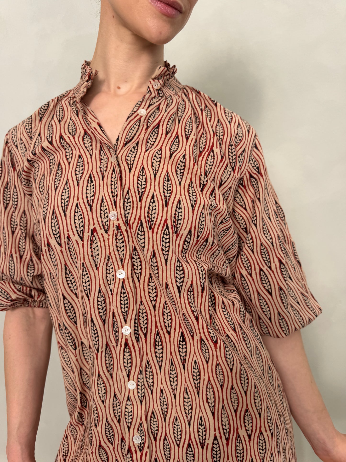 Block Printed Cotton Dress