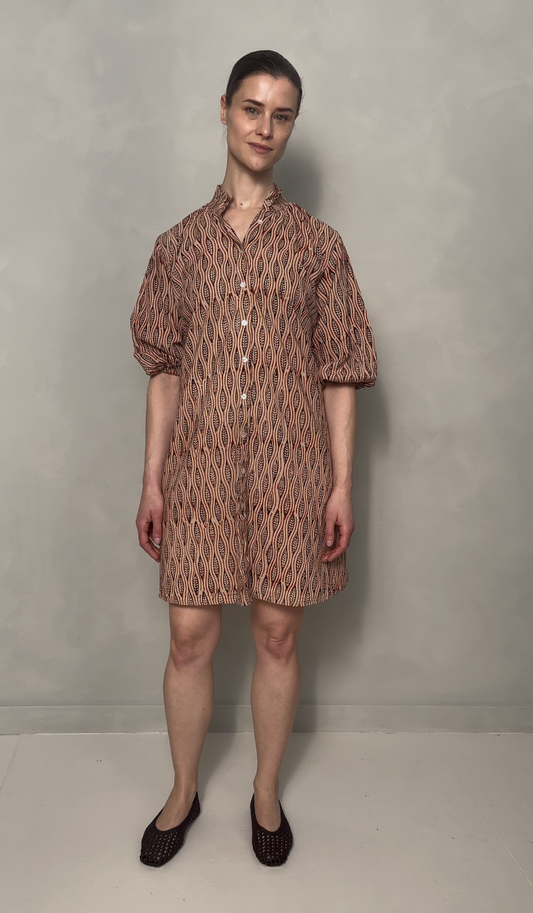 Block Printed Cotton Dress