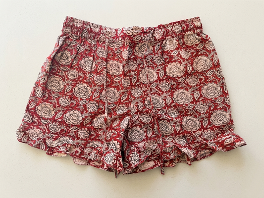 Block Printed Cotton Short
