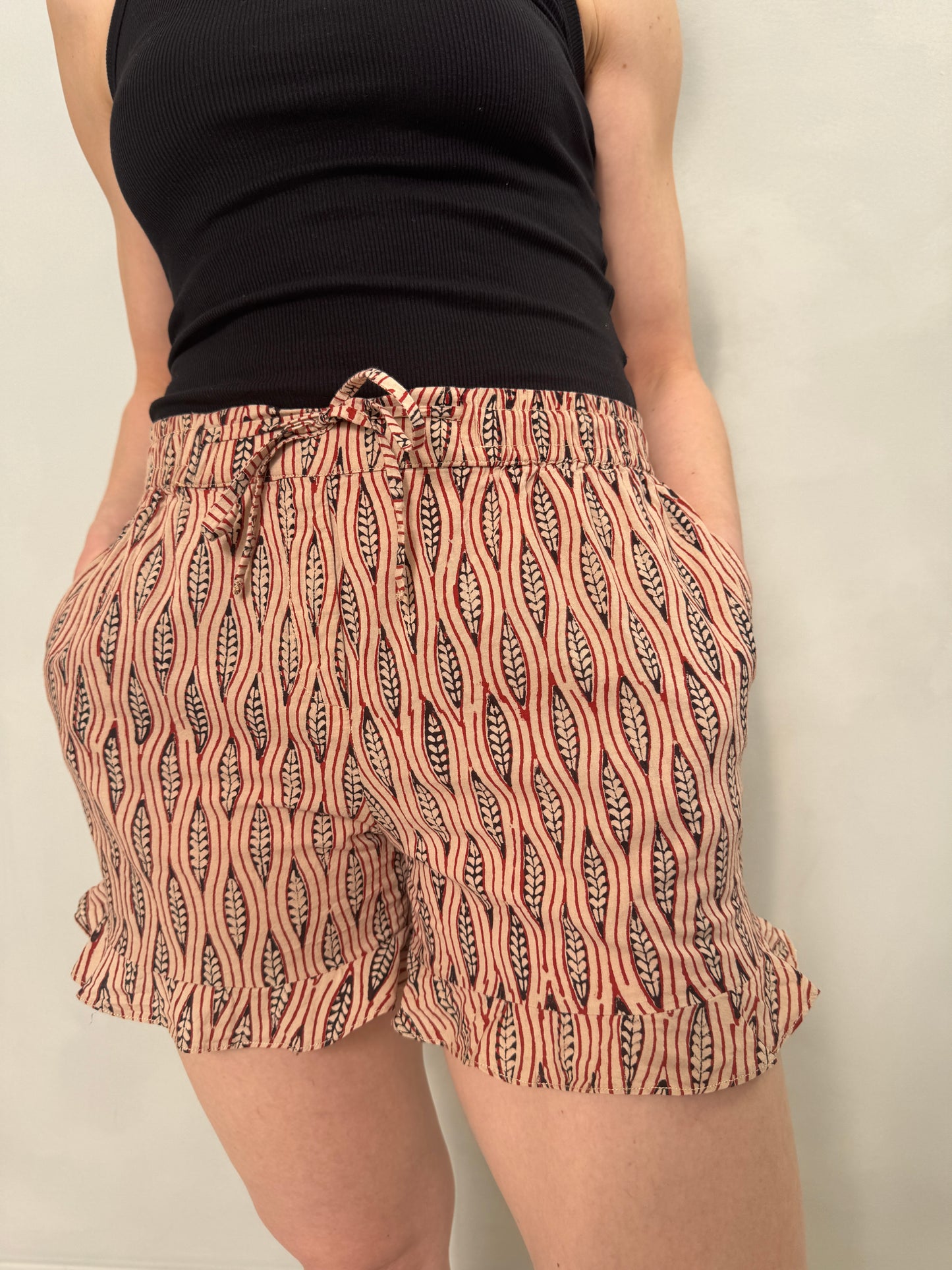 Block Printed Cotton Short