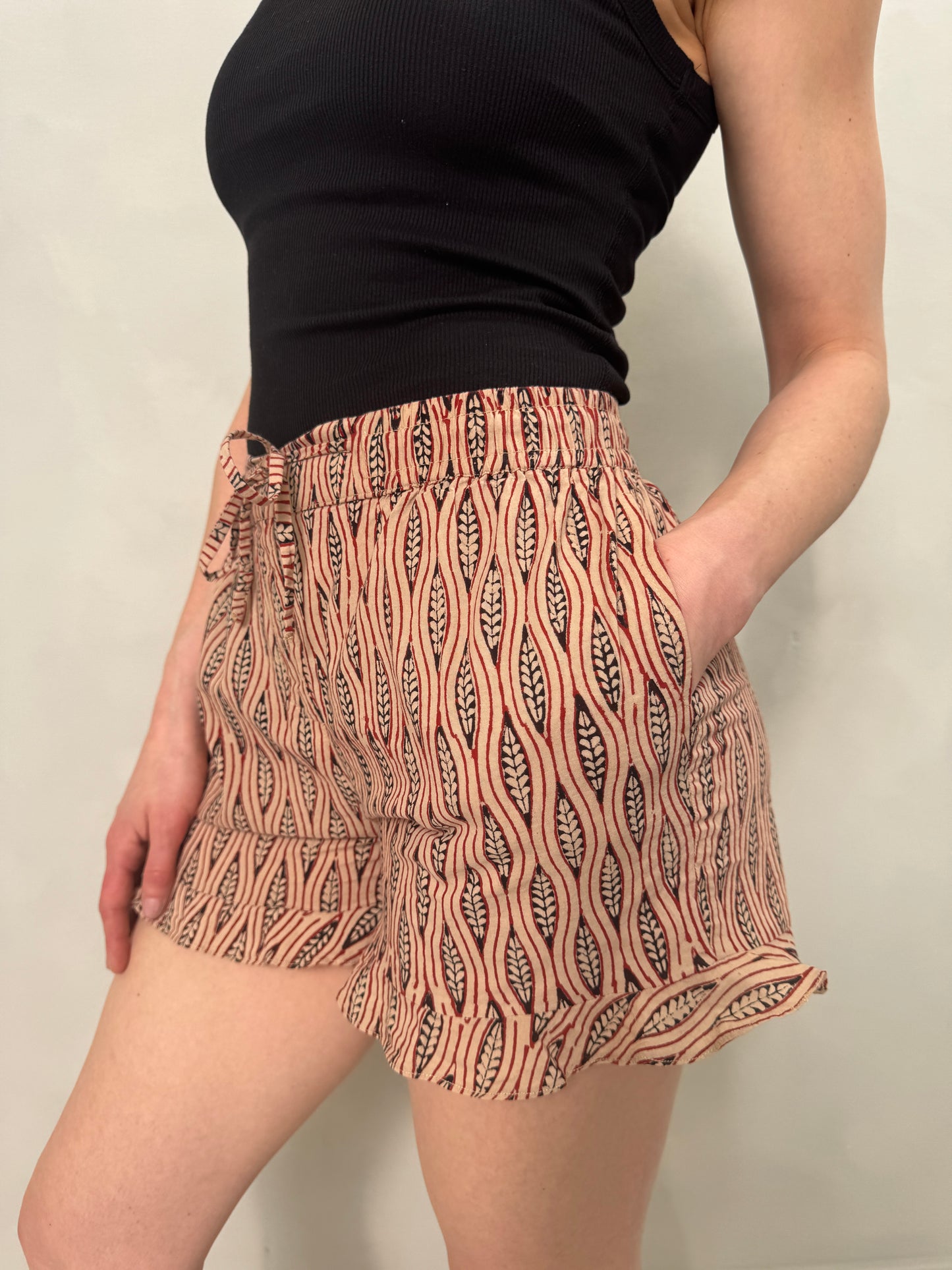 Block Printed Cotton Short
