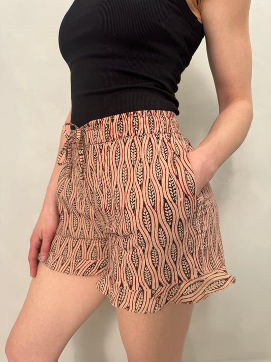 Block Printed Cotton Short