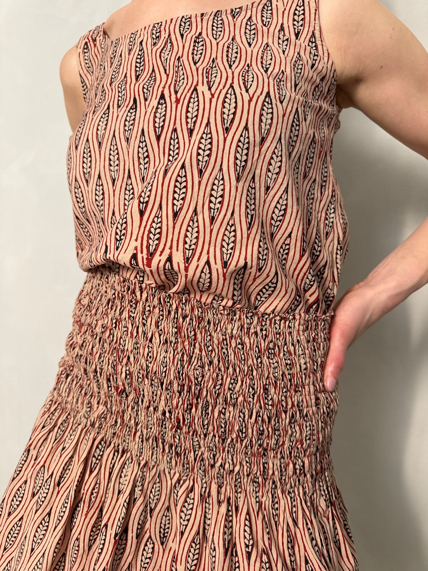 Block Printed Cotton Skirt