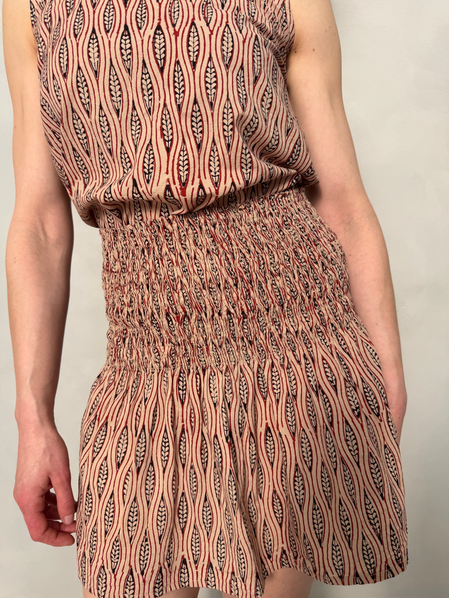 Block Printed Cotton Skirt