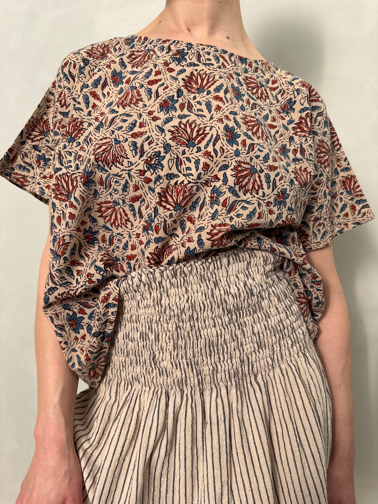 Block Printed Cotton Top